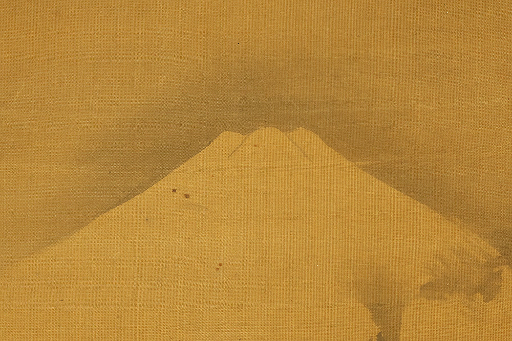 狩野伊川院栄信 Kano Isenin Naganobu (1775-1828) Japanese antique art kakejiku kakemono wall hanging scroll / Dragon Crossing Over Mount Fuji with Certificate and Box RE927 - Image 6
