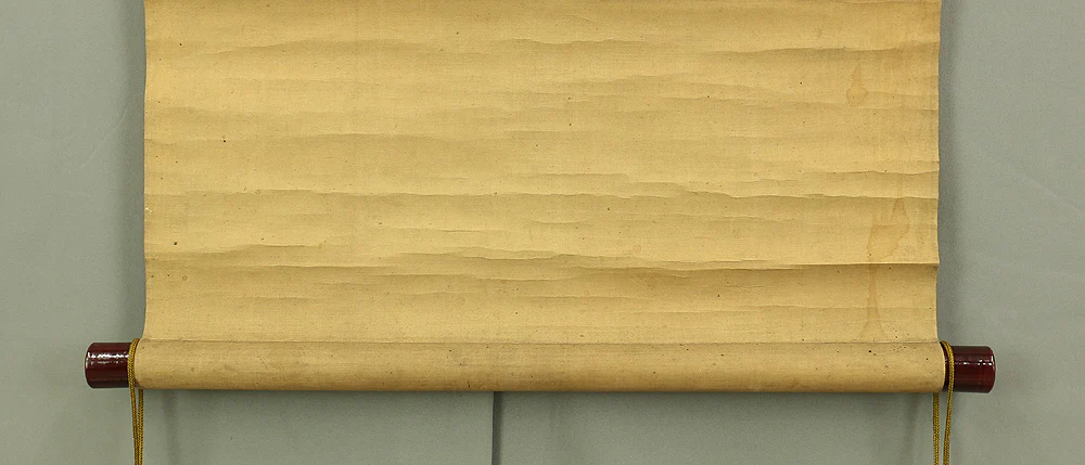 狩野探信守道 Kano Tanshin Morimichi (1785-1836) Japanese antique art Paired kakejiku kakemono wall hanging scrolls / Landscape Painting Spring and Autumn RC533 - Image 11