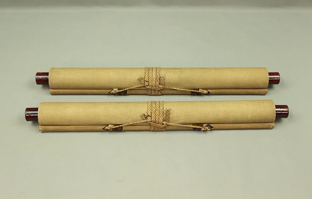 狩野探信守道 Kano Tanshin Morimichi (1785-1836) Japanese antique art Paired kakejiku kakemono wall hanging scrolls / Landscape Painting Spring and Autumn RC533 - Image 27