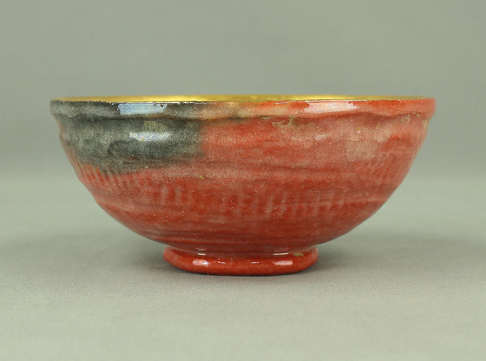二代 小川長楽 Ogawa Choraku 2nd (1912-1991) Shimadai Tea Bowls Japanese tea ceremony utensil with Original Box (Tomobako) V958 - Image 20