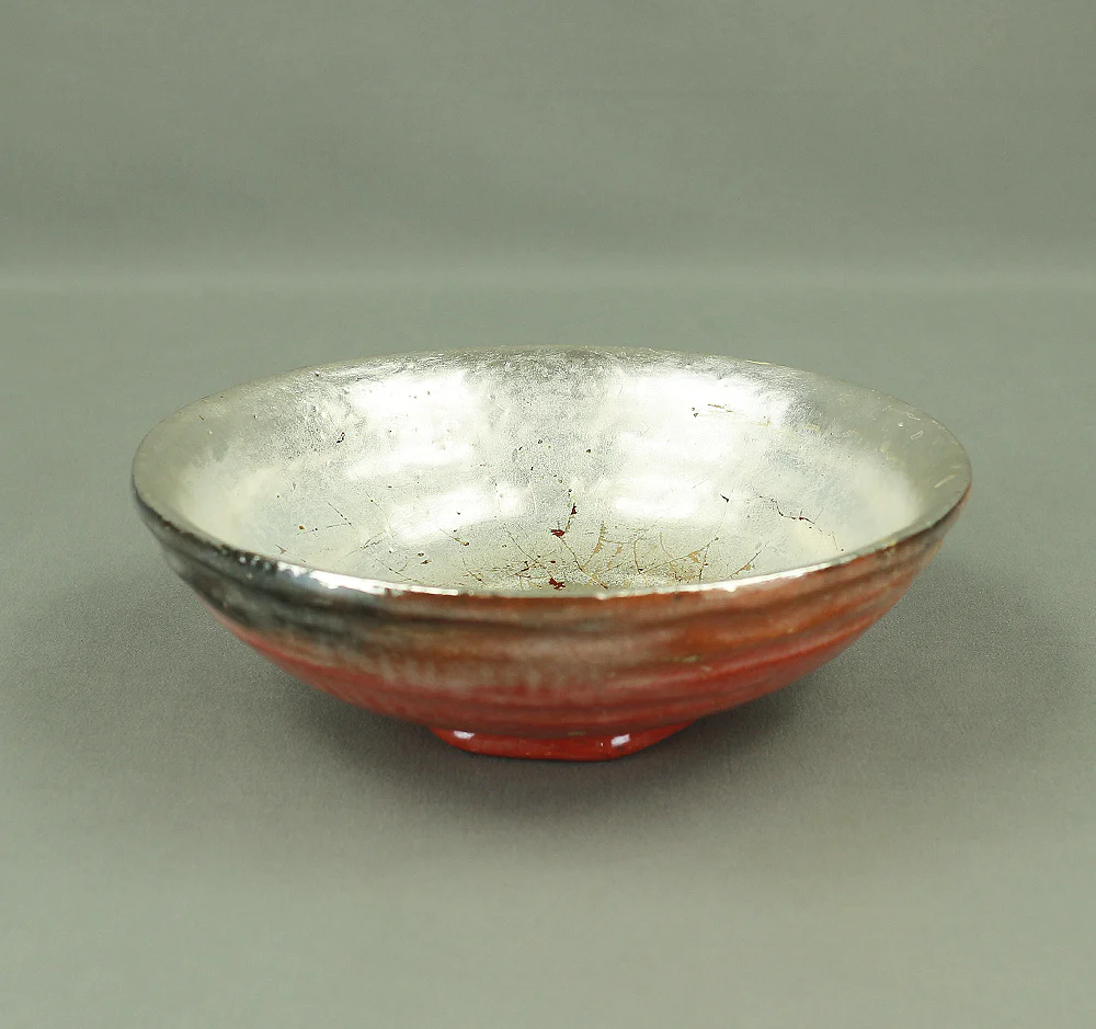 二代 小川長楽 Ogawa Choraku 2nd (1912-1991) Shimadai Tea Bowls Japanese tea ceremony utensil with Original Box (Tomobako) V958 - Image 5