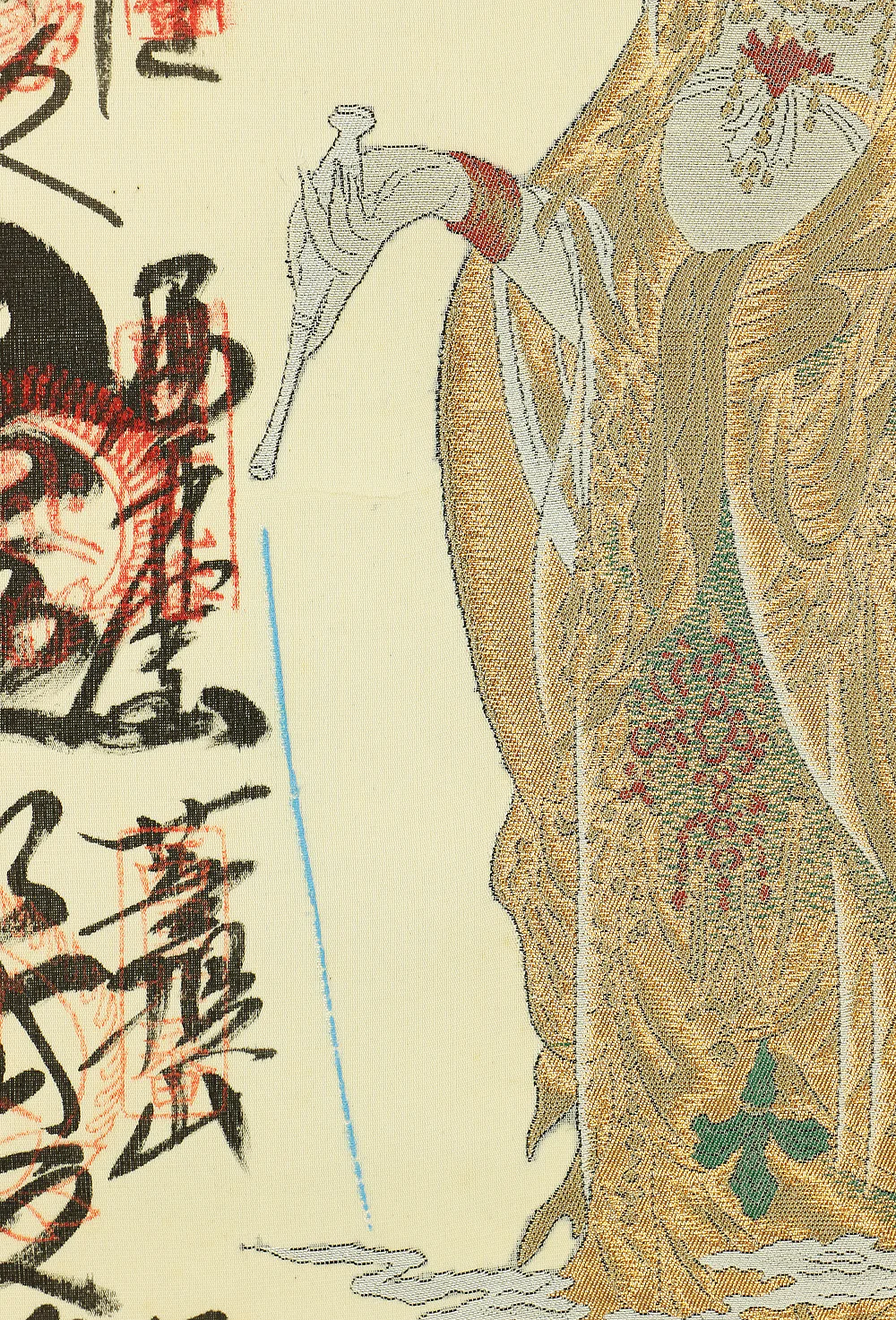 西国三十三ヶ所 Saigoku 33 Pilgrimage Places Kannon Bosatsu (Embroidery) / Japanese art Buddhism kakejiku kakemono wall hanging scroll W940 - Image 11