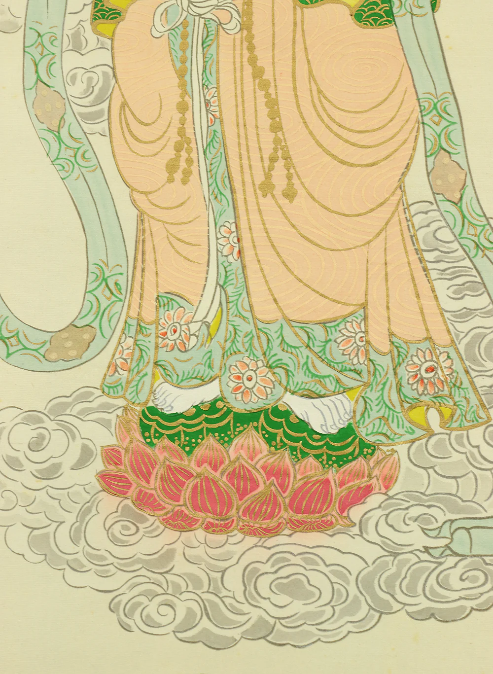 西国三十三ヶ所 Saigoku 33 Pilgrimage Places Kannon Bosatsu Guanyin / Japanese art Buddhism kakejiku kakemono hanging scroll A441 - Image 8