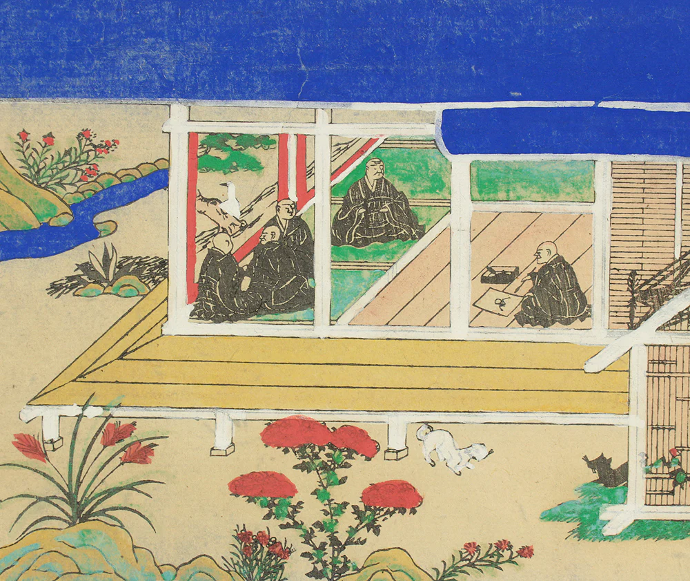 Printed - 親鸞聖人御絵伝 Shinran Jonin Godenne with Box / Japanese art Buddhism kakejiku kakemono wall hanging scroll RC804 - Image 13