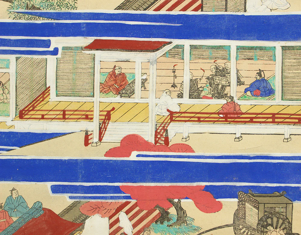 Printed - 親鸞聖人御絵伝 Shinran Jonin Godenne with Box / Japanese art Buddhism kakejiku kakemono wall hanging scroll RC804 - Image 32