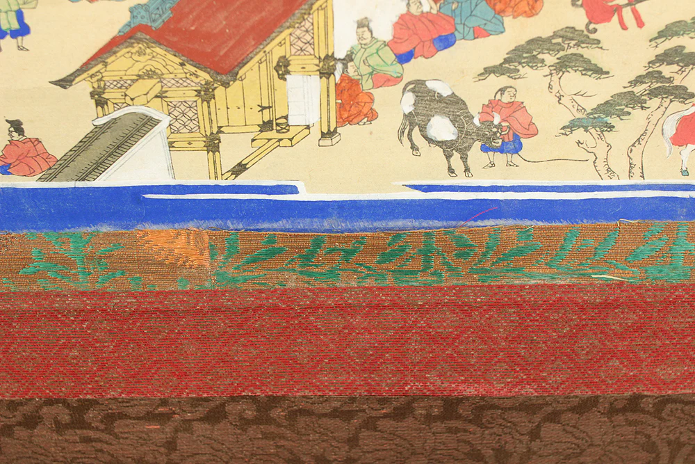 Printed - 親鸞聖人御絵伝 Shinran Jonin Godenne with Box / Japanese art Buddhism kakejiku kakemono wall hanging scroll RC804 - Image 36