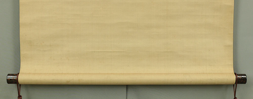 川辺旭陵美楯 Kawabe Kyokuryo Mitate (1879-1931) Japanese art kakejiku kakemono wall hanging scroll / Minamoto no Yoshitsune's Samurai descending Cliff A495 - Image 15