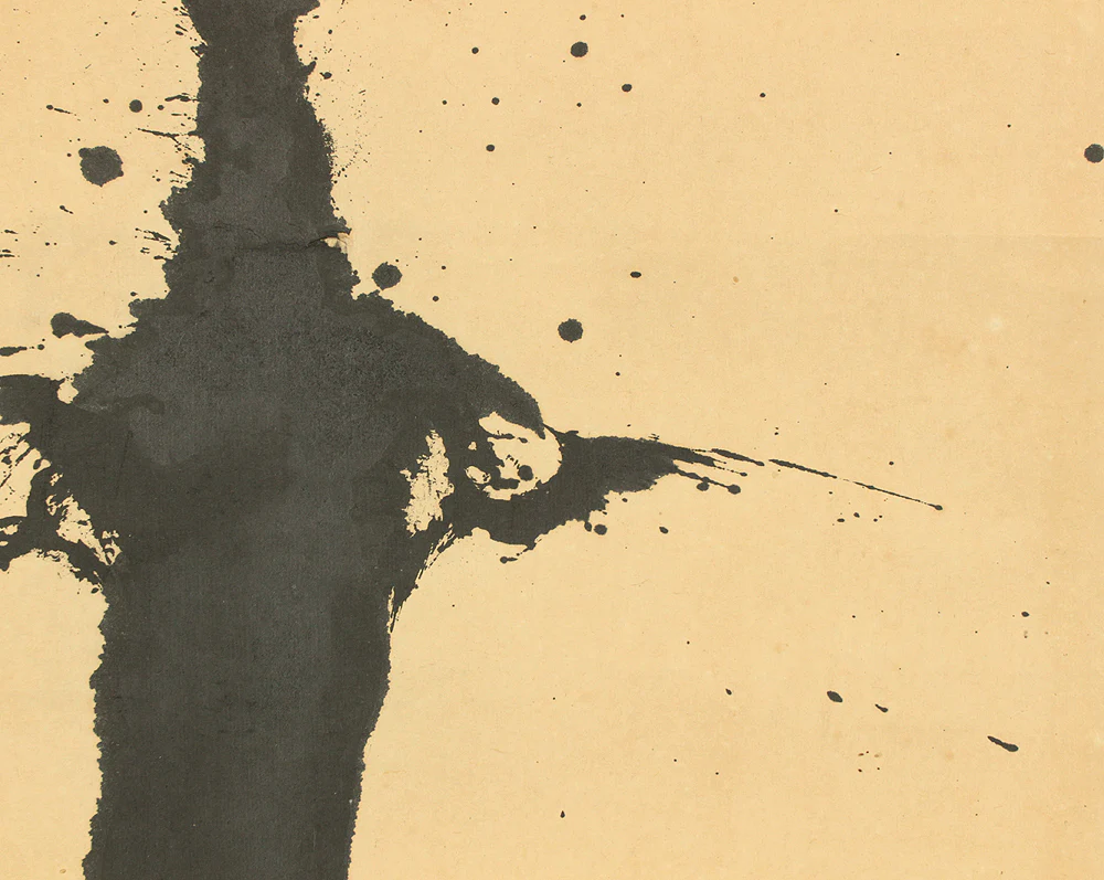 中原南天棒 Nakahara Nantenbo (1839-1925) Rinzai sect priest Buddhist monk Japanese antique art Zen kakejiku kakemono hanging scroll / Stick Rod 道得るも南天棒 道得ざるも南天棒 Michi Iierumo Nantenbo, Michi Iierazarumo Nantenbo RC807 - Image 7