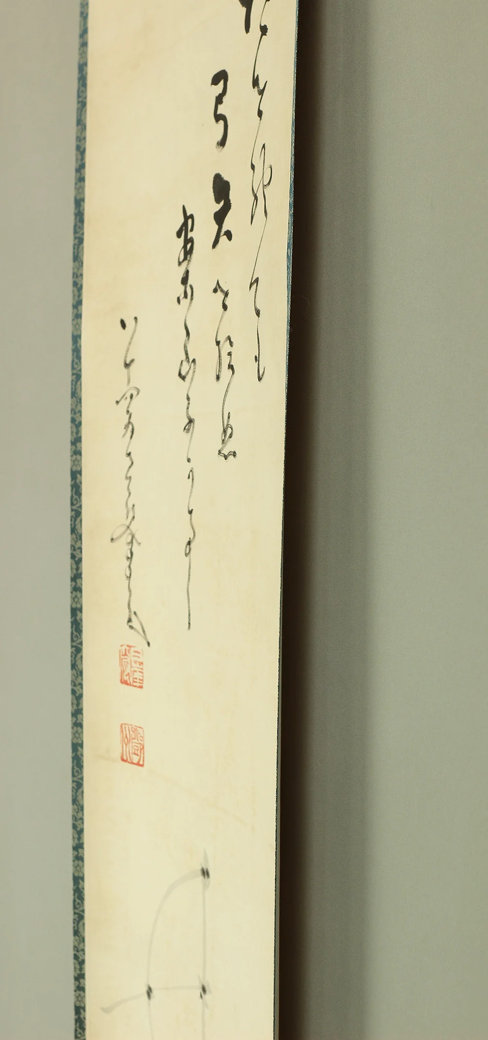 中原南天棒 NAKAHARA NANTENBO Rinzai sect priest monk Japanese antique art Zen kakejiku kakemono hanging scroll / Scarecrow たを終ても~ W465 - Image 14