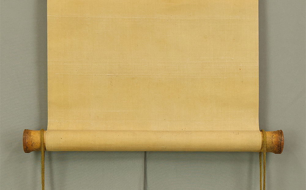 大田垣蓮月 Otagaki Rengetsu (1791-1875) Japanese antique art kakejiku kakemono wall hanging scroll / Butterfly - Waka Poem うかれきて 花野のつゆに~ with Box RD936 - Image 12