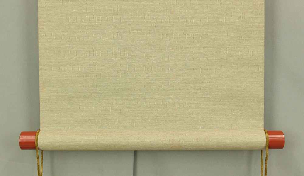 大田垣蓮月 Otagaki Rengetsu (1791-1875) Japanese antique art kakejiku kakemono wall hanging scroll / Tanzaku Waka Poem 如月や 今かさくらの ~ with Box RD516 - Image 10