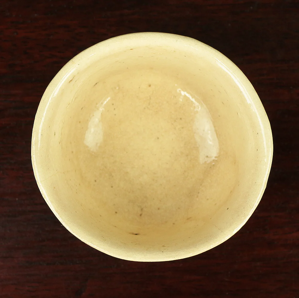 大田垣蓮月 Otagaki Rengetsu (1791-1875) Japanese Sencha Tea Cup Nail Carving Waka Poem ことのはの ~ V192 - Image 9