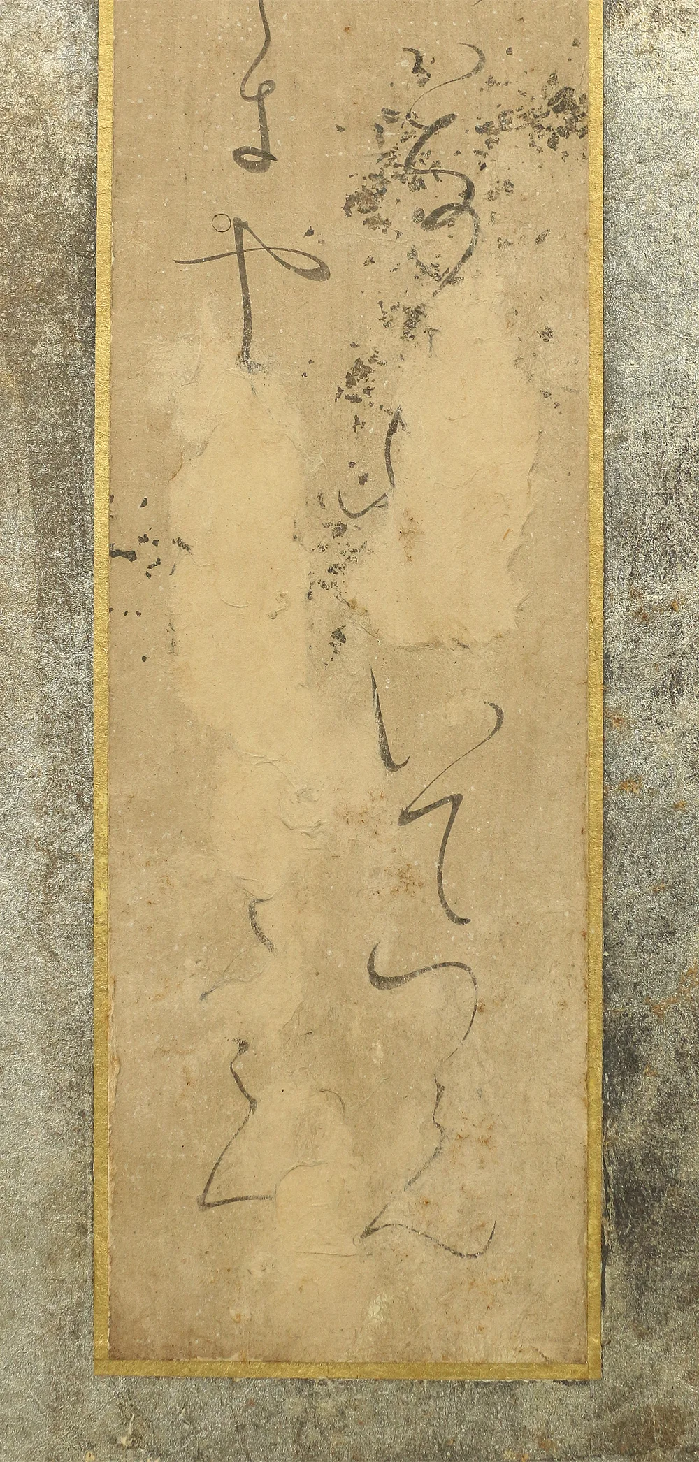 大田垣蓮月 Otagaki Rengetsu Japanese antique room divider Byobu 2 panels Folding screen / Attached Shikishi and Tanzaku that are written her marvelous Waka poems V573 - Image 24
