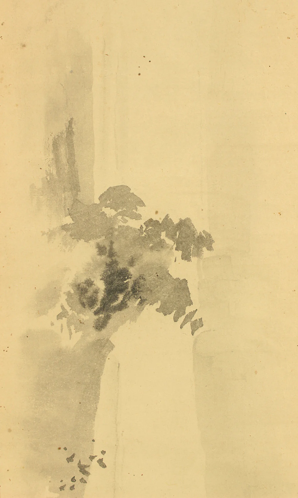 佐々木泉景 Sasaki Senkei (1773-1848) Japanese antique art a set of three kakejiku kakemono wall hanging scroll / Rising Sun, Karajishi Lion and Waterfall with Box RD407 - Image 29