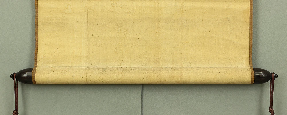田能村竹田 Tanomura Chikuden (1777-1835) Japanese antique art kakejiku kakemono wall hanging scroll / Squirrel and Grapes with Box RA416 - Image 14