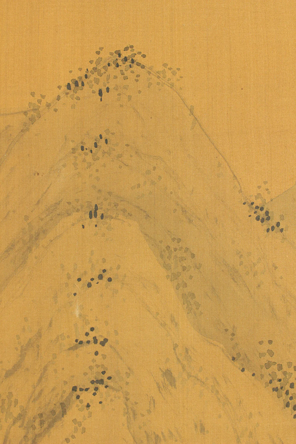 田能村竹田 Tanomura Chikuden (1777-1835) Japanese antique art kakejiku kakemono wall hanging scroll / Valley Landscape Bamboo Groves and Village with Appraised Box RD789 - Image 9
