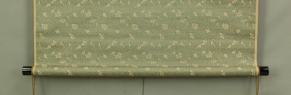 荒木寛畝 Araki Kanpo (1831-1915) Japanese art kakejiku kakemono wall hanging scroll / Many Sparrows Happily Playing in Bamboo Grove with Original Box (Tomobako) RC292 - Image 17