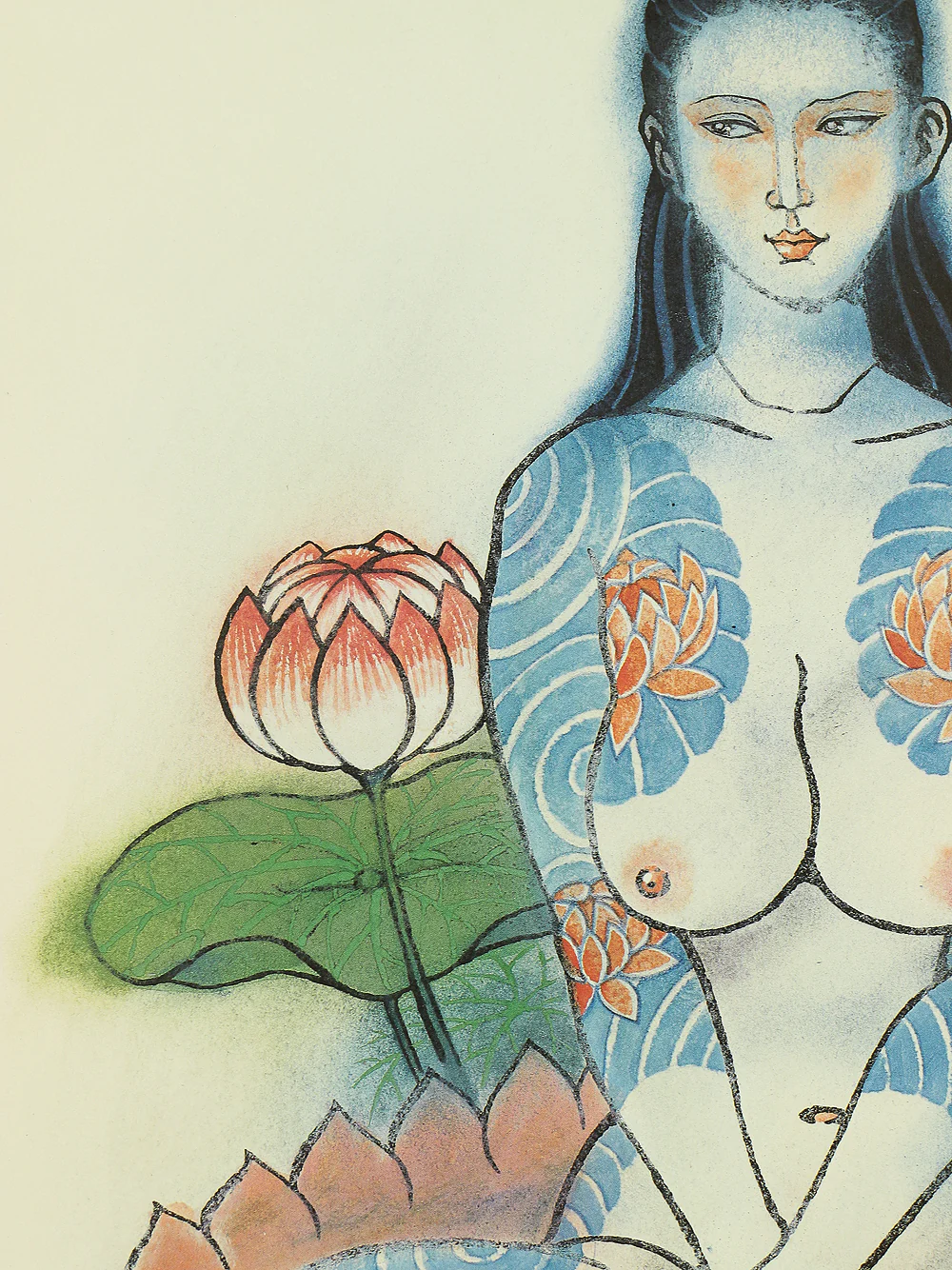 凡天太郎 Bonten Taro (1929-2008) Photolithograph complete 12pcs 'Yōen irezumi bijin gashū'「妖艶刺青美人画集」(Collection of Voluptuous Tattooed Beauties) - 1970-80s NW636 - Image 106