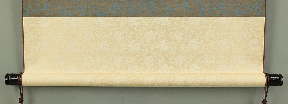 嘉應文渺 Chinese Hanging scroll 2pcs / Calligraphy 楓橋夜泊 - 月落鳥啼~ 白髪重來~ A719 - Image 11