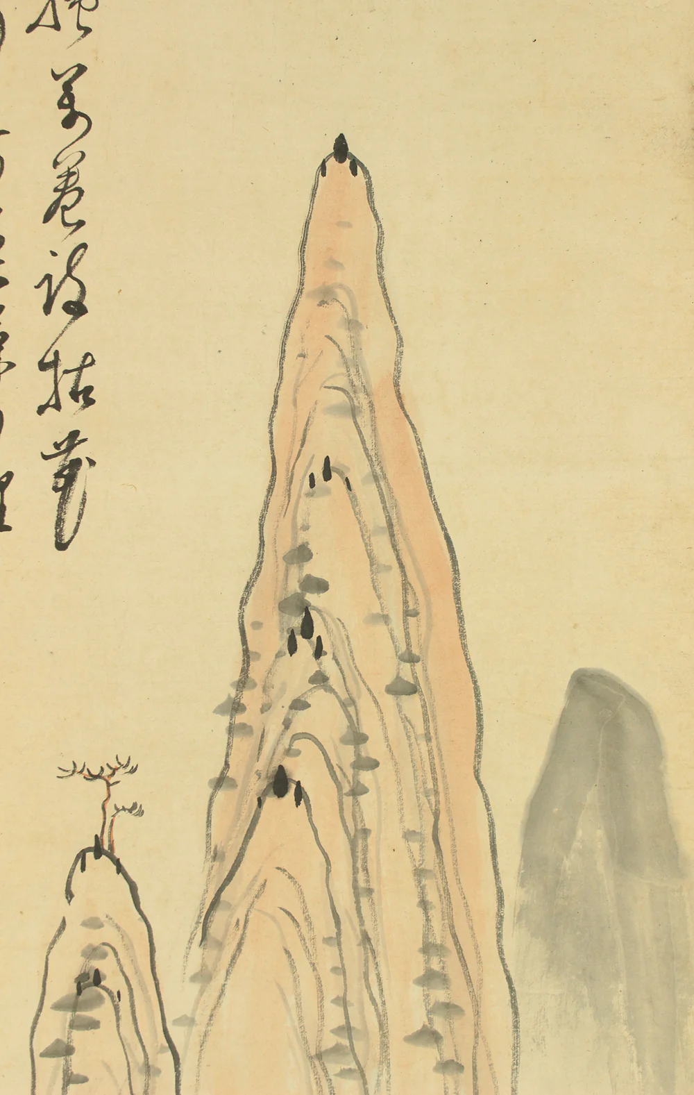 藤本鉄石 Fujimoto Tesseki (1816-1863) Japanese antique art kakejiku kakemono wall hanging scroll / Misty Mountains Landscapes and Rivers with Appraised Box RD363 - Image 7