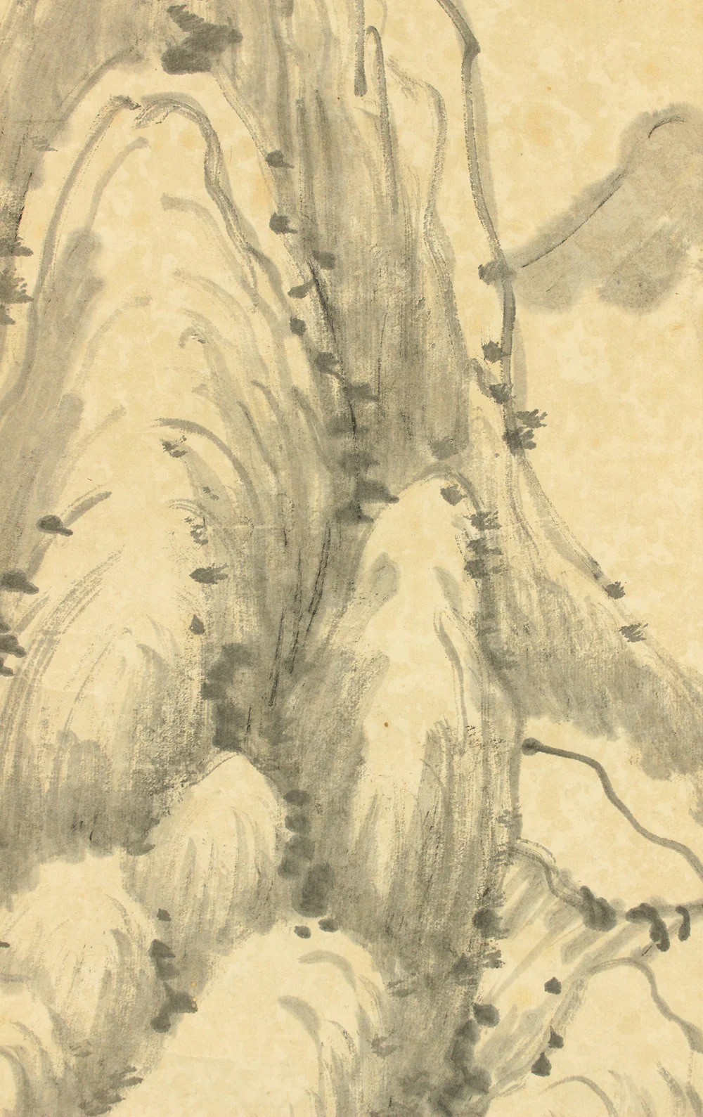 藤本鉄石 Fujimoto Tesseki (1816-1863) Japanese antique art kakejiku kakemono wall hanging scroll / Mountains Landscapes, Hermitage and Rivers with Box RD793 - Image 8