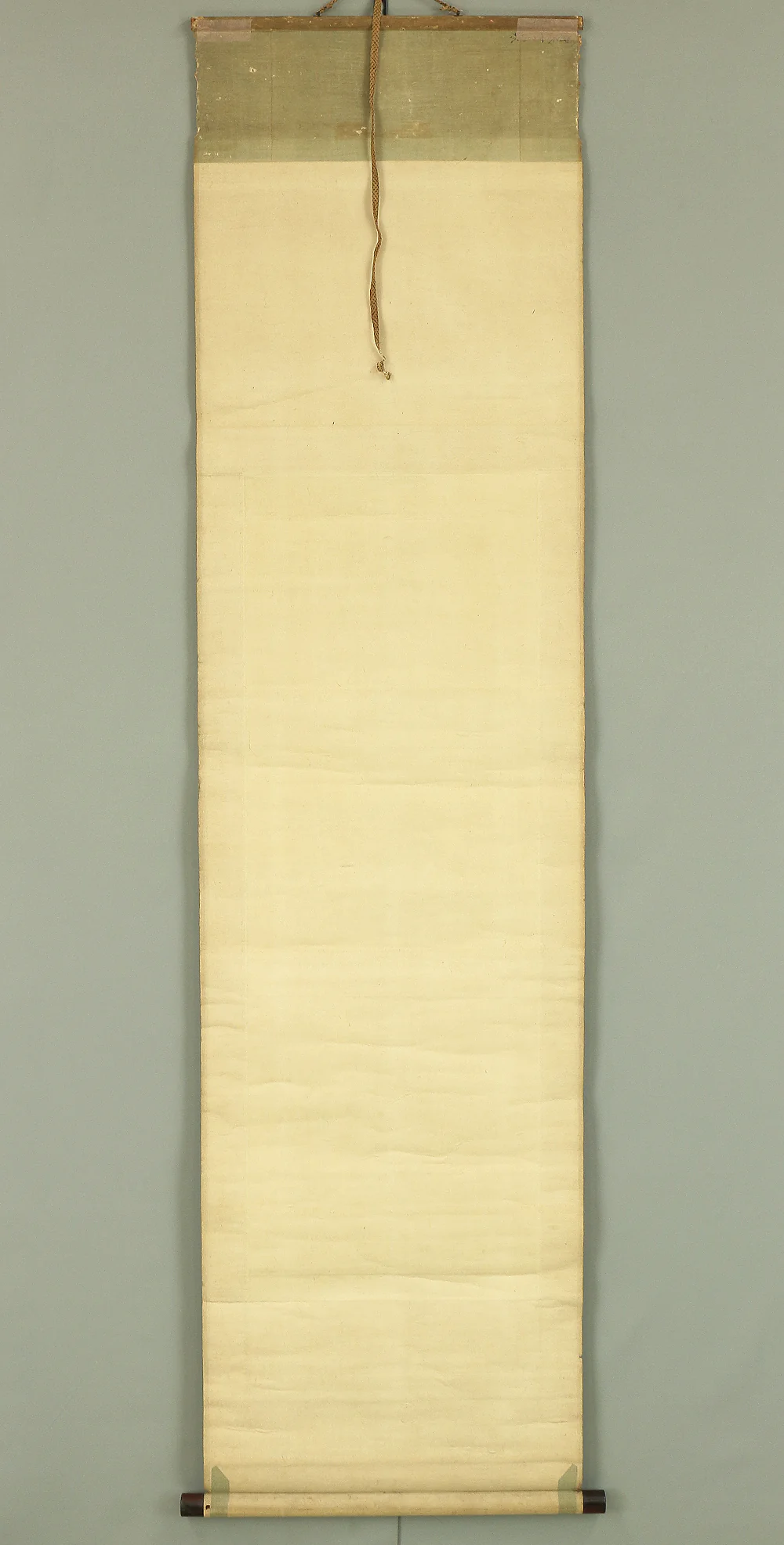 藤本鉄石 Fujimoto Tesseki (1816-1863) Japanese antique art kakejiku kakemono wall hanging scroll / Willow and Sage Landscape Sansui A944 - Image 16
