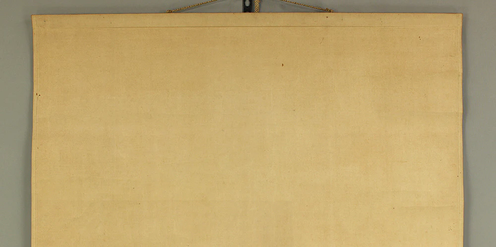 藤本鉄石 Fujimoto Tesseki (1816-1863) Japanese antique art kakejiku kakemono wall hanging scroll / Under the pine trees, playing Game of Go 囲碁 with Appraised Box RC136 - Image 3