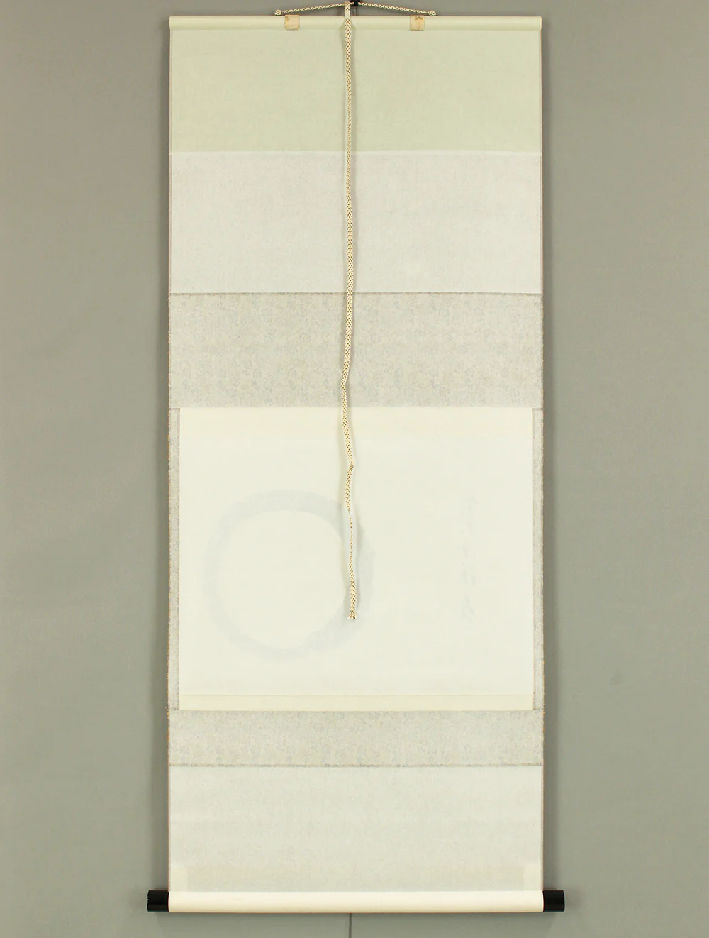 福本積應 Fukumoto Sekio (b1930) Daitoku-ji Japanese Zen kakejiku kakemono wall hanging scroll / 円相 Enso with Original Box (Tomobako) RC788 - Image 10
