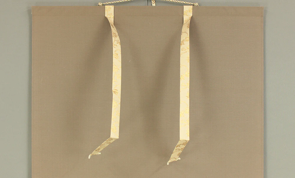 福本積應 Fukumoto Sekio (b1930) Daitoku-ji Japanese Zen kakejiku kakemono wall hanging scroll / 円相 Enso with Original Box (Tomobako) RC788 - Image 3