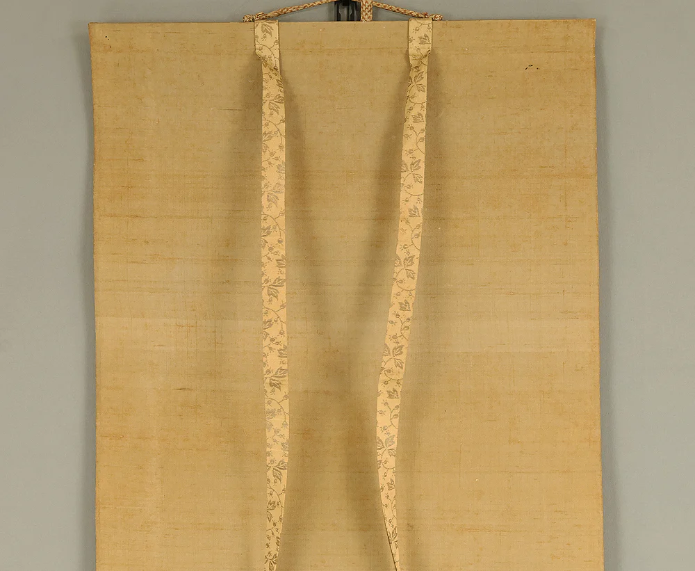 古市金峨 Furuichi Kinga (1805-1880) 岡本金波 Okamoto Kinpa (1823-1896) Japanese art Paired kakejiku kakemono wall hanging scrolls / Collaboration work - Java Sparrow, Spring Wisteria Flowers Autumn Silver Grass with Box RE607 - Image 17