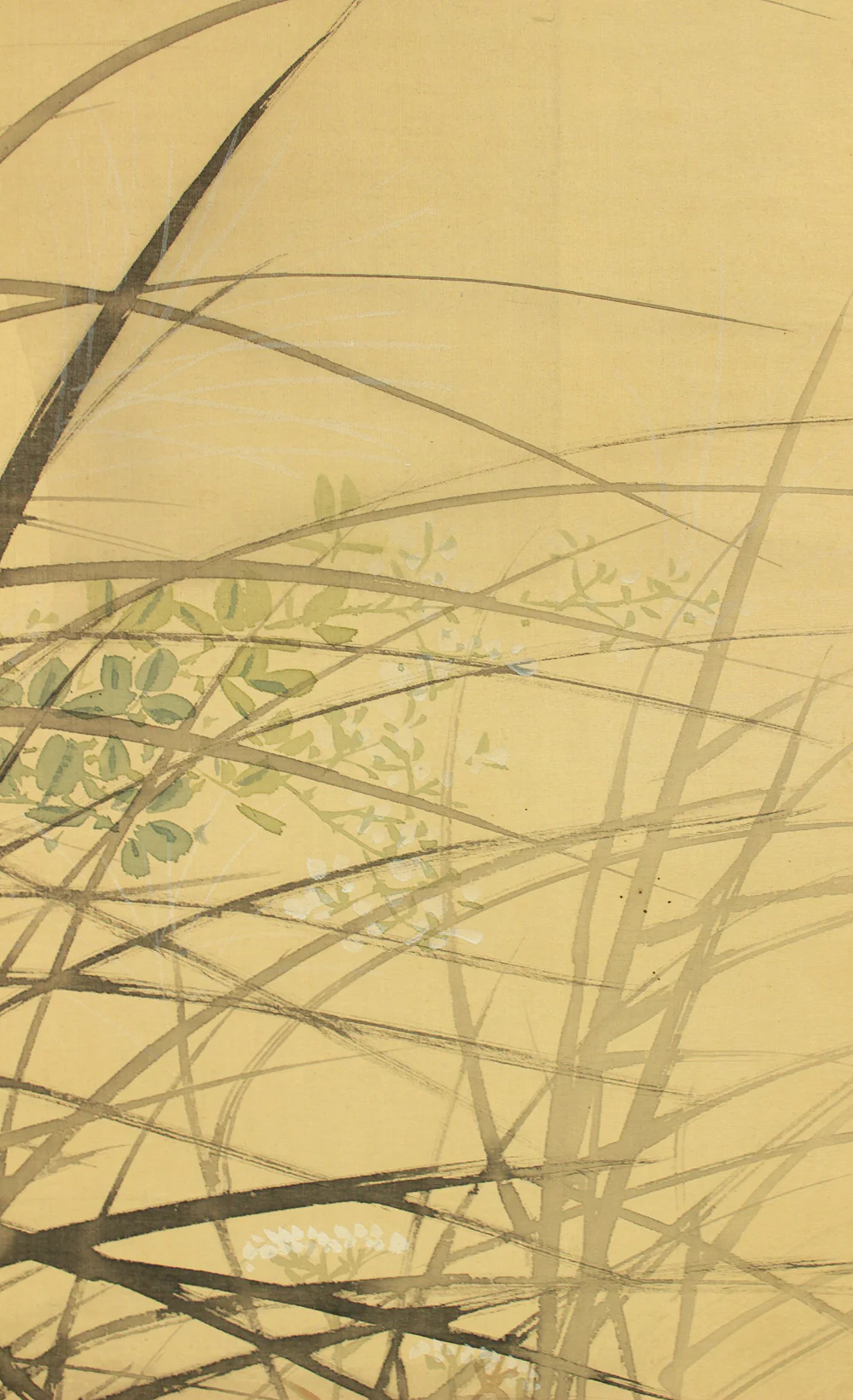 萩尾九皐 Hagio Kyuko (1862-1922) Japanese art kakejiku kakemono wall hanging scroll / Autumn Grass and Moon RD427 - Image 6