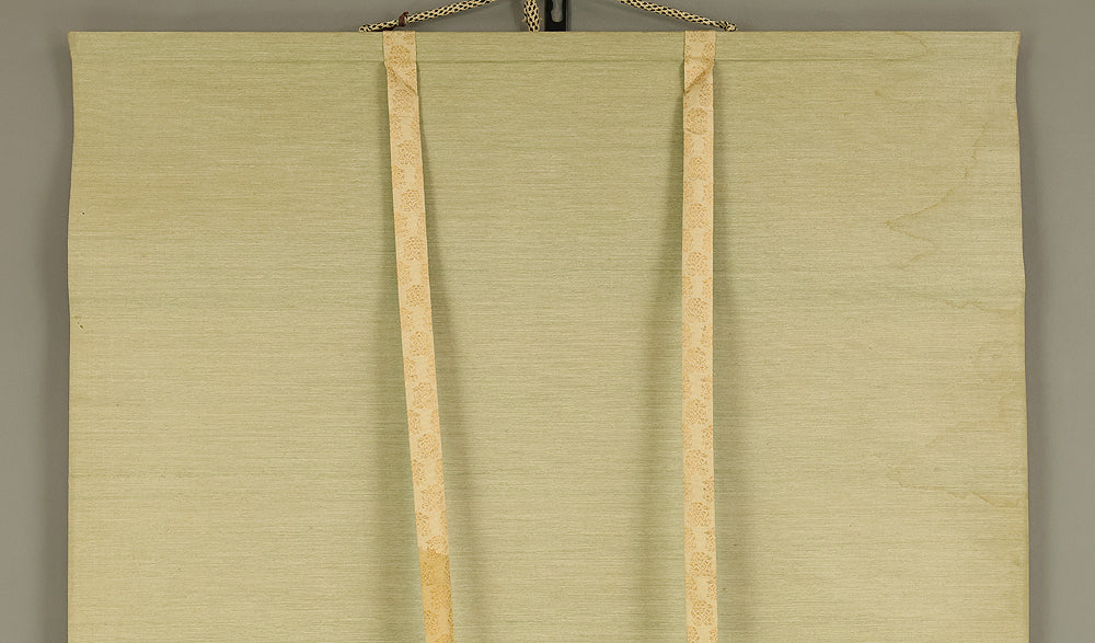 東原方僊 Higashihara Hosen (1886-1972) Japanese art kakejiku kakemono wall hanging scroll / Sparrows and Green Plums with Original Box (Tomobako) RE223 - Image 3