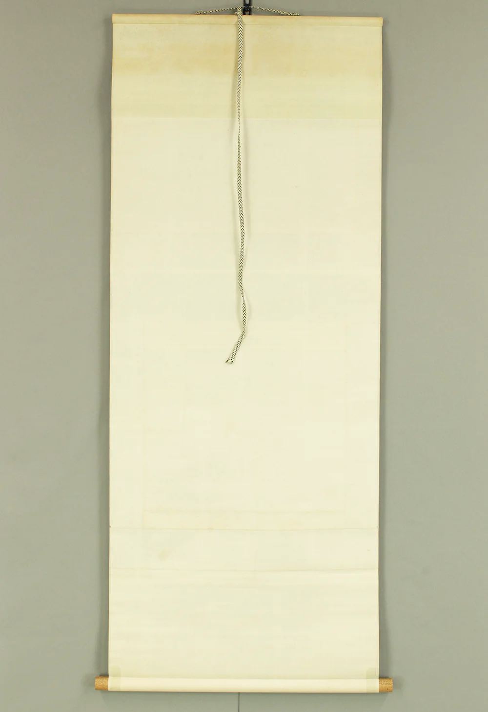 姫島竹外 Himejima Chikugai (1840-1928) Japanese antique art kakejiku kakemono wall hanging scroll / Sparrow and Bamboo with Appraised Box RD364 - Image 11