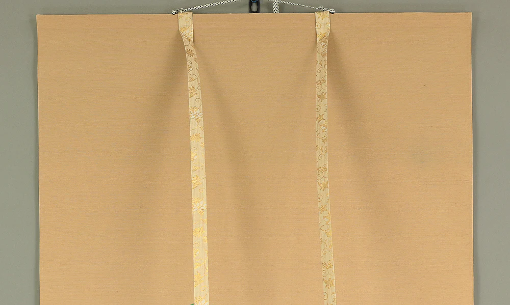 平井楳仙 Hirai Baisen (1889-1969) Japanese art kakejiku kakemono wall hanging scroll / Mt. Fuji Fresh Green with Original Box (Tomobako) RB553 - Image 3