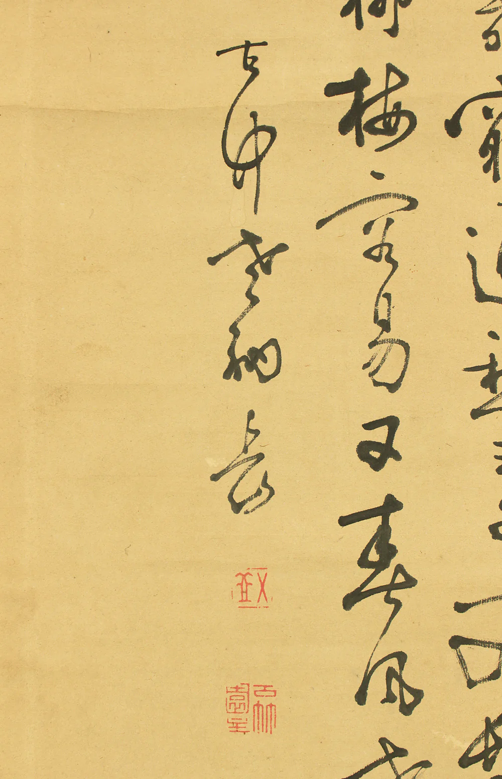 平野五岳 Hirano Gogaku (1811-1893) Japanese antique art kakejiku kakemono wall hanging scroll / Suiboku Ink Painting White Plum Tree RD219 - Image 8