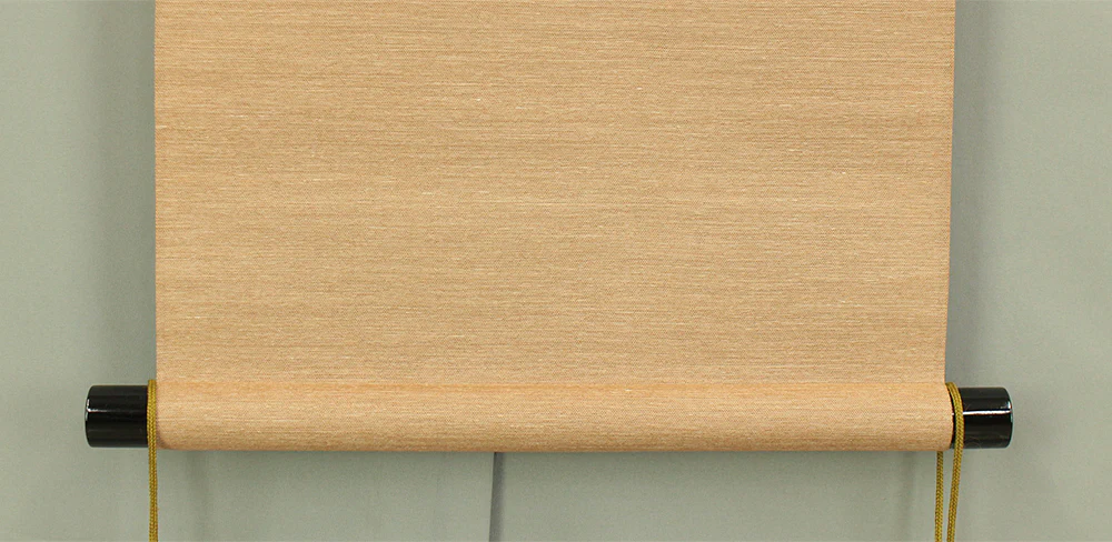 細合喝堂 Hosoai Katsudo (?-2005) Daitoku-ji Japanese Zen kakejiku kakemono wall hanging scroll tea ceremony / Namu Amida Butsu 南無阿弥陀仏 with Original Box (Tomobako) RD607 - Image 9