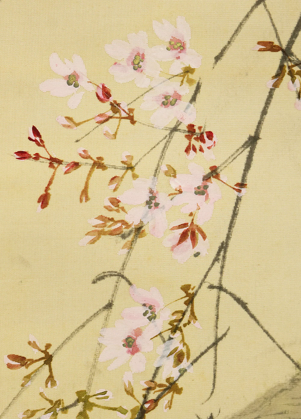 今井景樹 Imai Keiju (1891-1967) Japanese art kakejiku kakemono wall hanging scroll / Hazy Moon and Weeping Cherry Blossoms with Box RD925 - Image 12