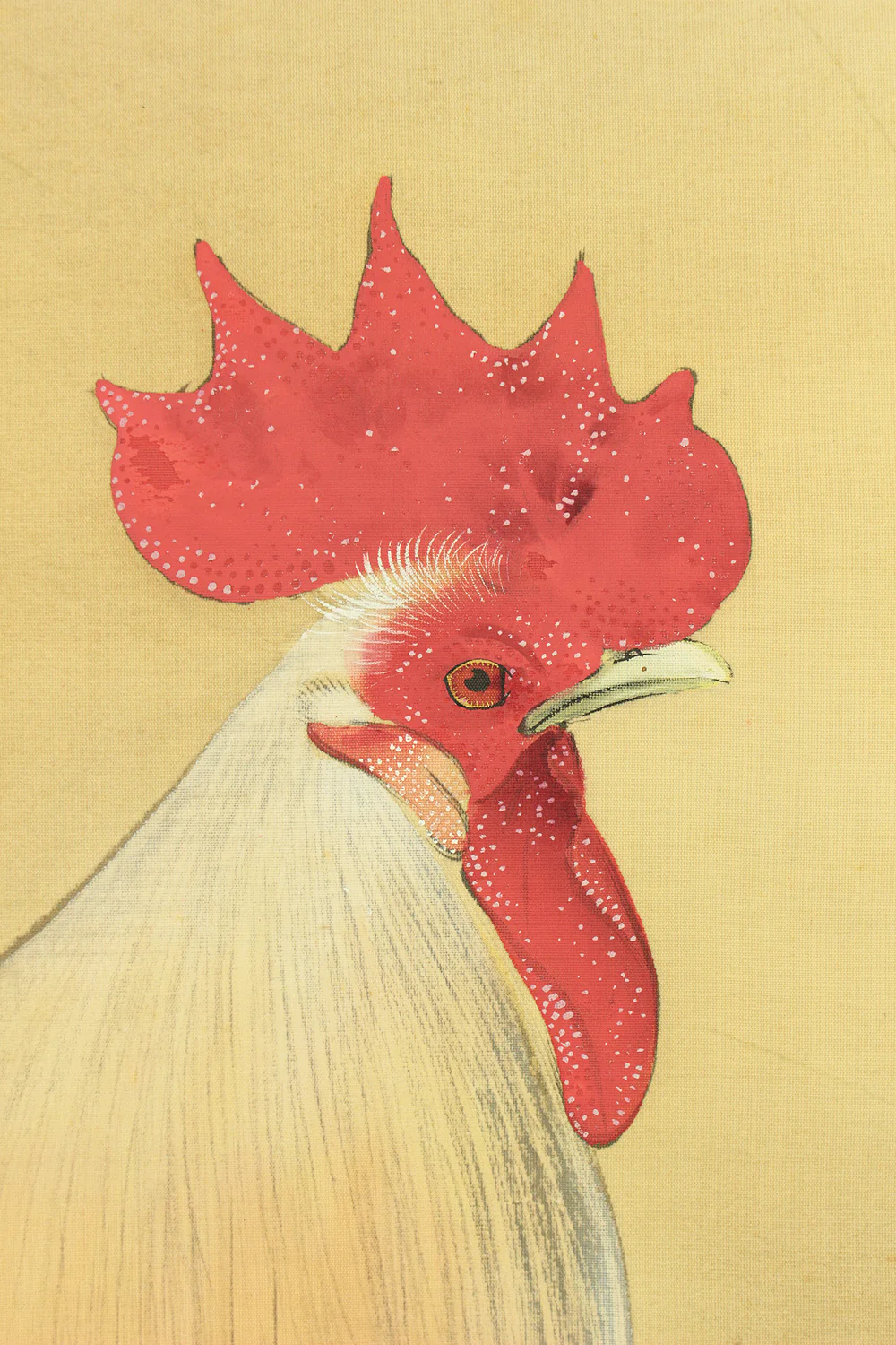 今井景樹 Imai Keiju (1891-1967) Japanese art kakejiku kakemono wall hanging scroll / Solitary Chicken and Bush Clover with Box RD505 - Image 10