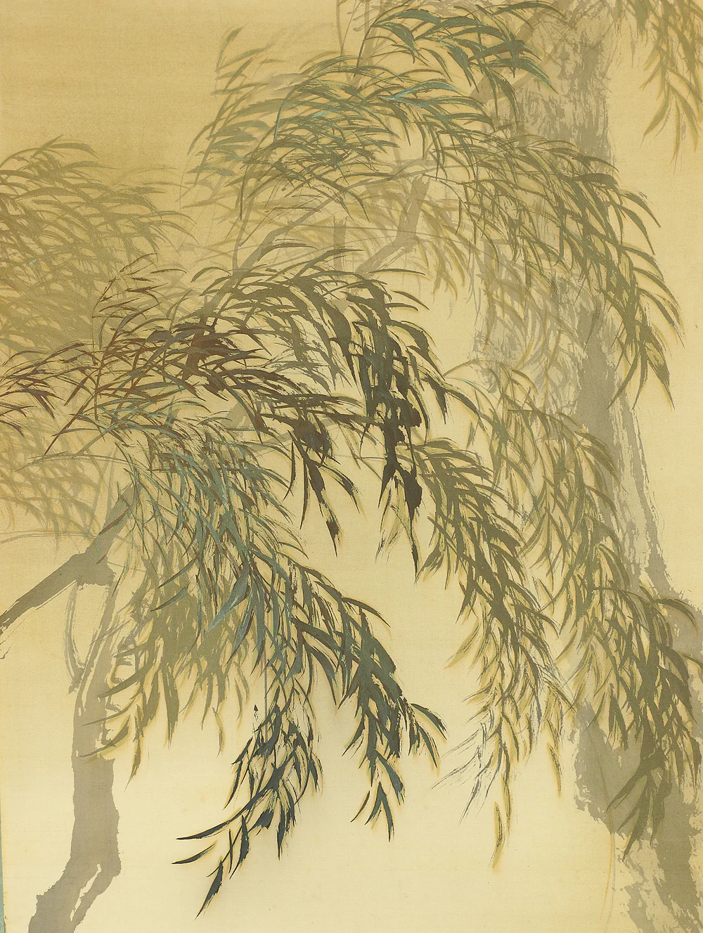 今井景樹 Imai Keiju (1891-1967) Japanese art kakejiku kakemono wall hanging scroll / Two Magpies and Flowers with Box A659 - Image 5
