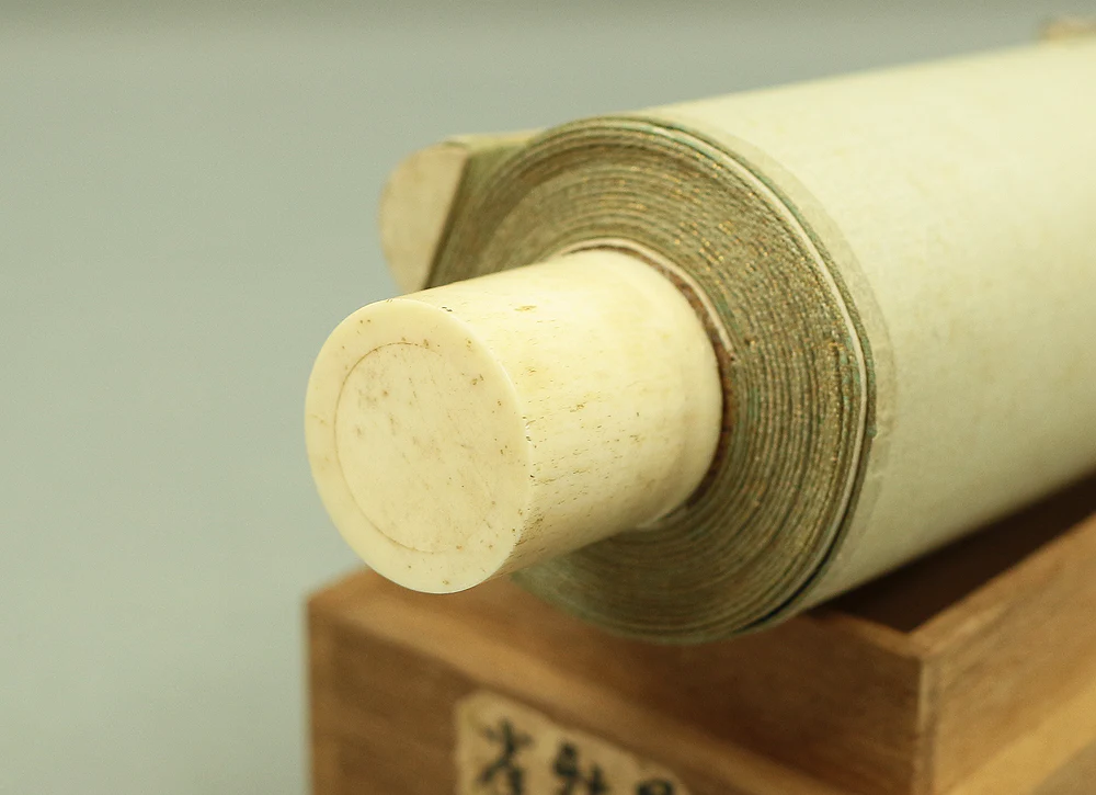 今尾景年 Imao Keinen (1845-1924) Japanese art kakejiku kakemono wall hanging scroll / Sparrow and Peony with Original Box (Tomobako) RA445 - Image 16
