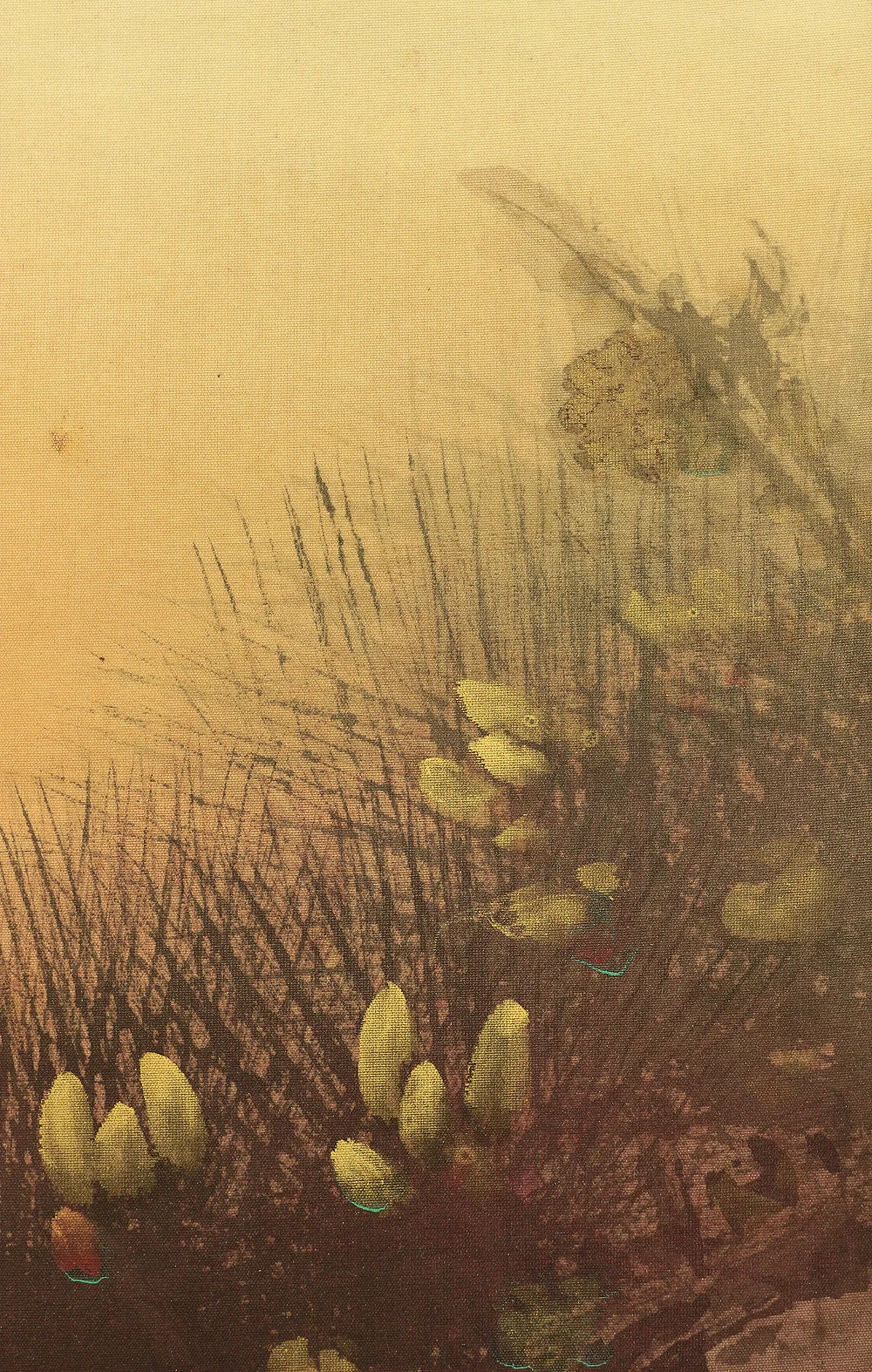 Order items: 今尾景祥 Imao Keisho (1902-1993) Japanese art kakejiku kakemono wall hanging scroll / Rising Sun and Pine Tree with Original Double Box RB616 - Image 9