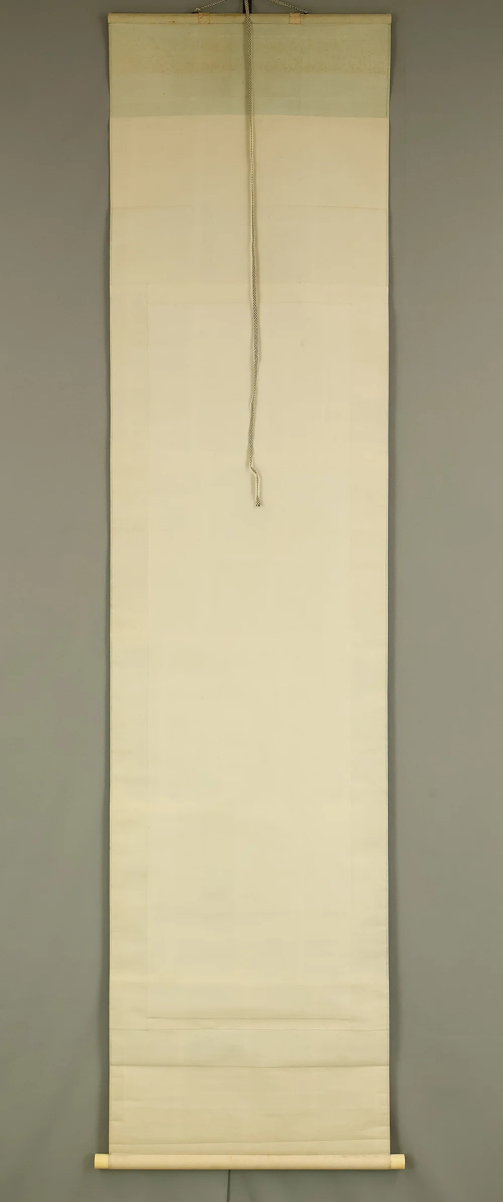 今尾景祥 Imao Keisho (1902-1993) Japanese art kakejiku kakemono wall hanging scroll / Hazy Moon and Cherry Blossoms at Night with Original Box (Tomobako) RE416 - Image 18