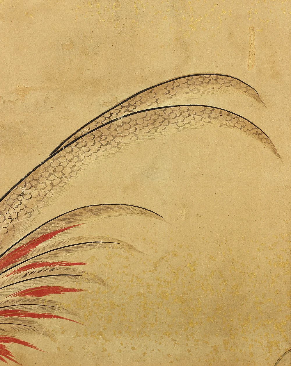 伊徳栄茂 Itoku Eimo Byobu Folding Screen Room divider Two panels / 'Cherry Blossoms, Peony, and Birds' VA352 - Image 12