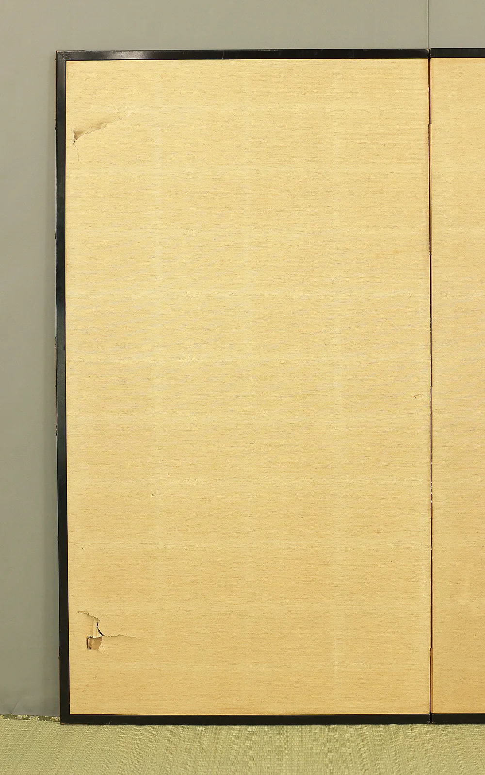 伊徳栄茂 Itoku Eimo Byobu Folding Screen Room divider Two panels / 'Cherry Blossoms, Peony, and Birds' VA352 - Image 35