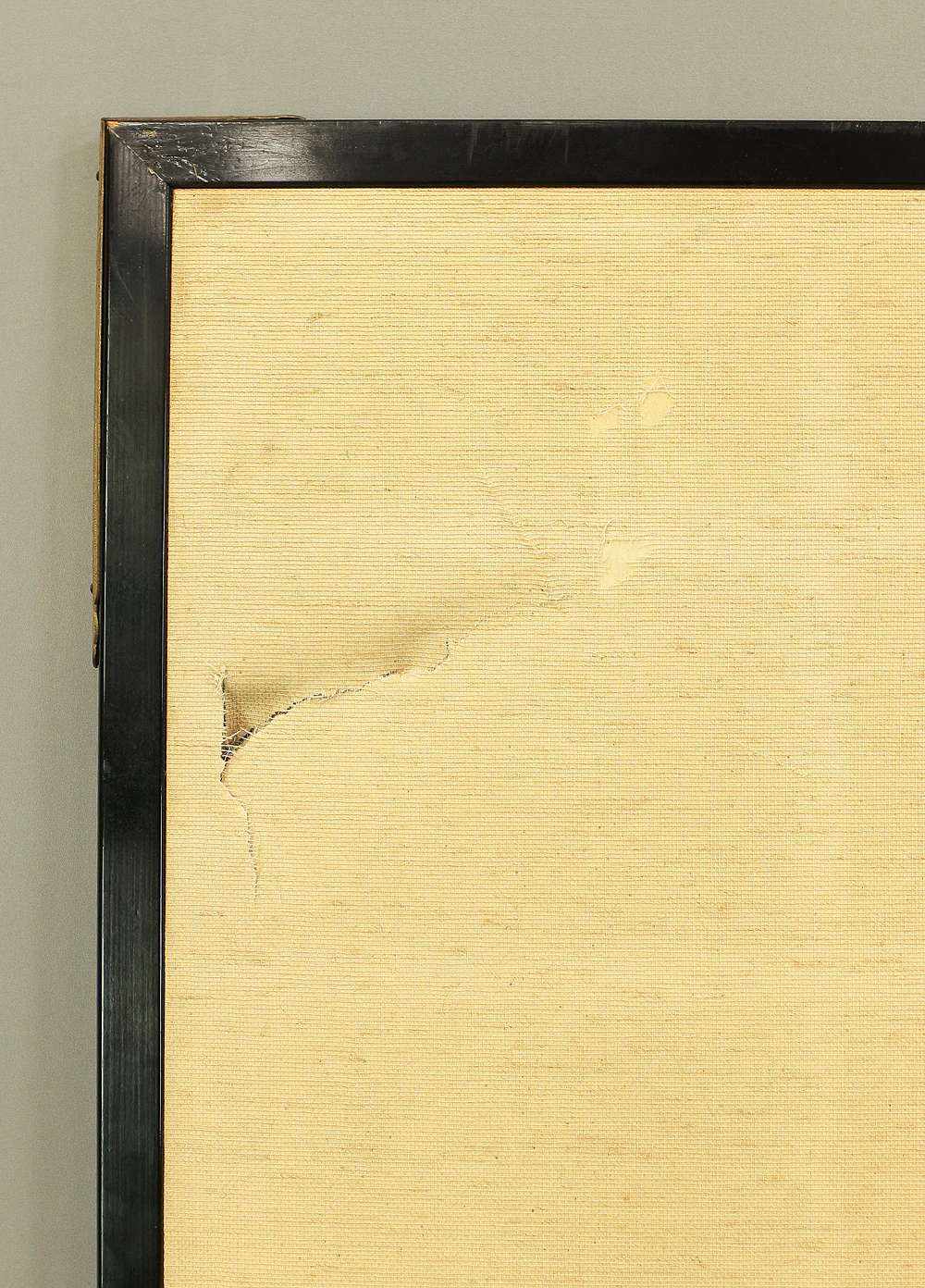 伊徳栄茂 Itoku Eimo Byobu Folding Screen Room divider Two panels / 'Cherry Blossoms, Peony, and Birds' VA352 - Image 36