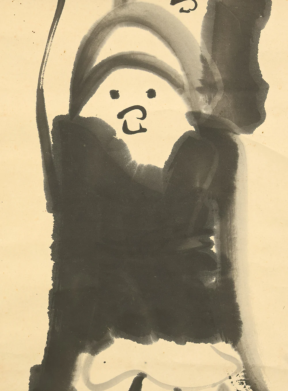 井澤寛洲 Izawa Kanshu (1895-1954) Rinzai sect priest Buddhist monk Japanese Zen a set of three kakejiku kakemono hanging scrolls / 一鉢千家飯 Ippatsu Senke no Han 青山元不動白雲自去来 Seizan Moto Fudou Hakuun Onozukara Kyoraisu 歩々是道場 Hoho Kore Dojo with Box RE500 - Image 40