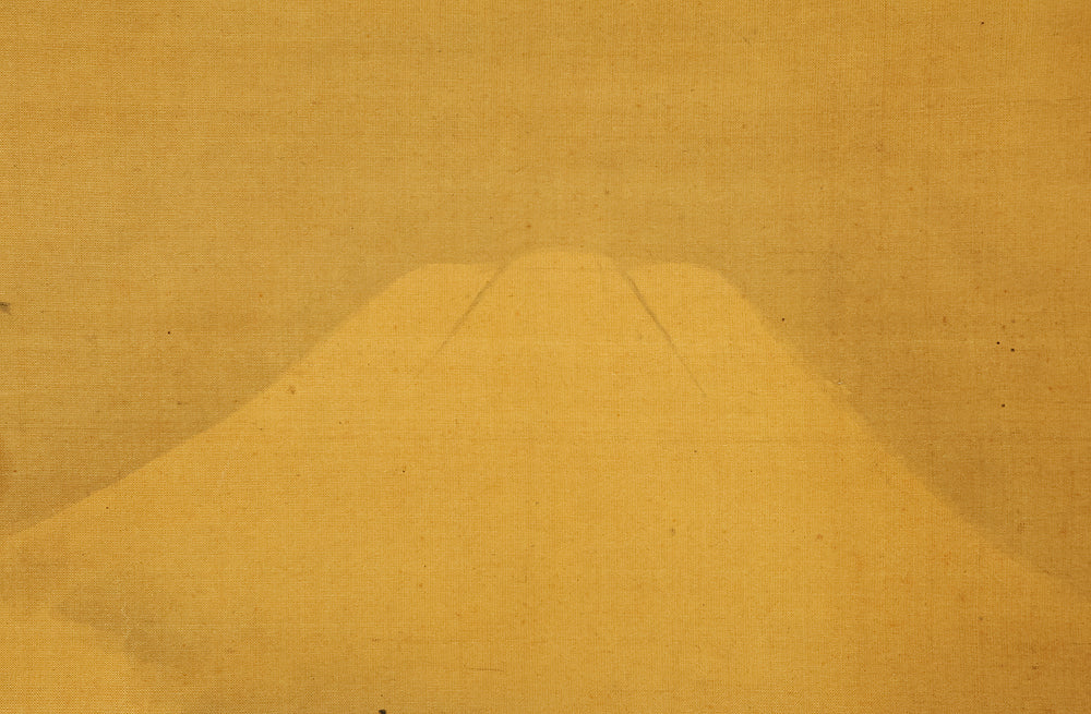 狩野永悳 Kano Eitoku (1815-1891) Japanese antique art kakejiku kakemono wall hanging scroll / Dragon Crossing Over Mount Fuji with Box RE636 - Image 6