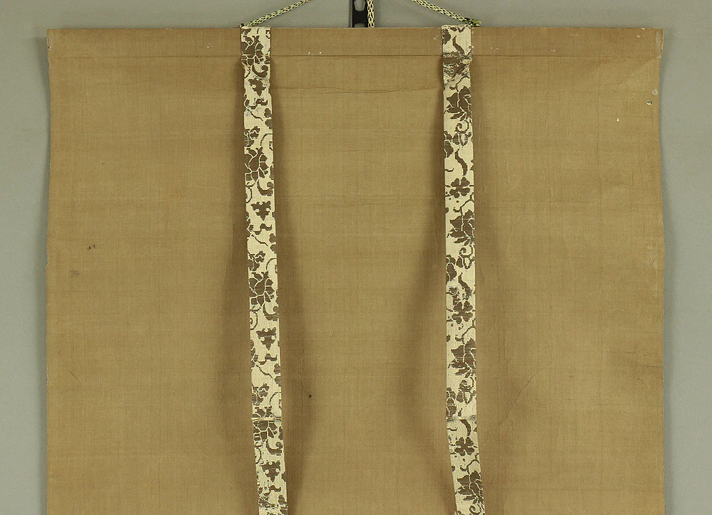狩野常信 Kano Tsunenobu (1636-1713) Japanese antique art a set of three kakejiku kakemono wall hanging scrolls / Jurojin, Crane, Pine, and Bamboo with Box RA625 - Image 26