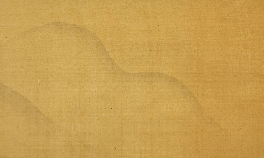 狩野常信 Kano Tsunenobu (1636-1713) Japanese antique art kakejiku kakemono wall hanging scroll / Suiboku Ink Sansui Mountain Landscapes Floating Boats with Box RE683 - Image 5