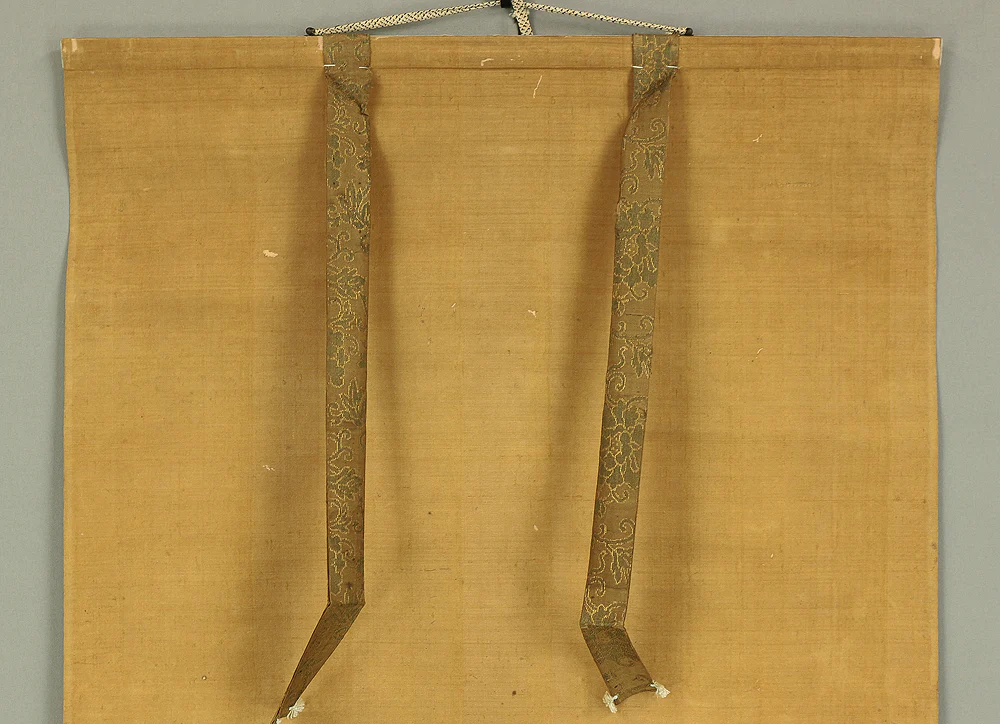 狩野常信 Kano Tsunenobu (1636-1713) Japanese art kakejiku kakemono wall hanging scroll / Hotei with Box RB128 - Image 4